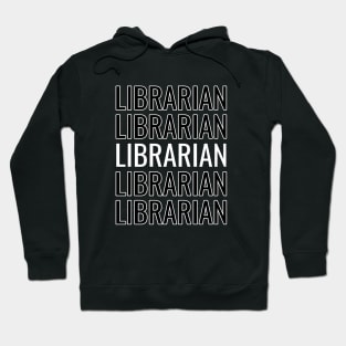 School Librarian Pattern Hoodie